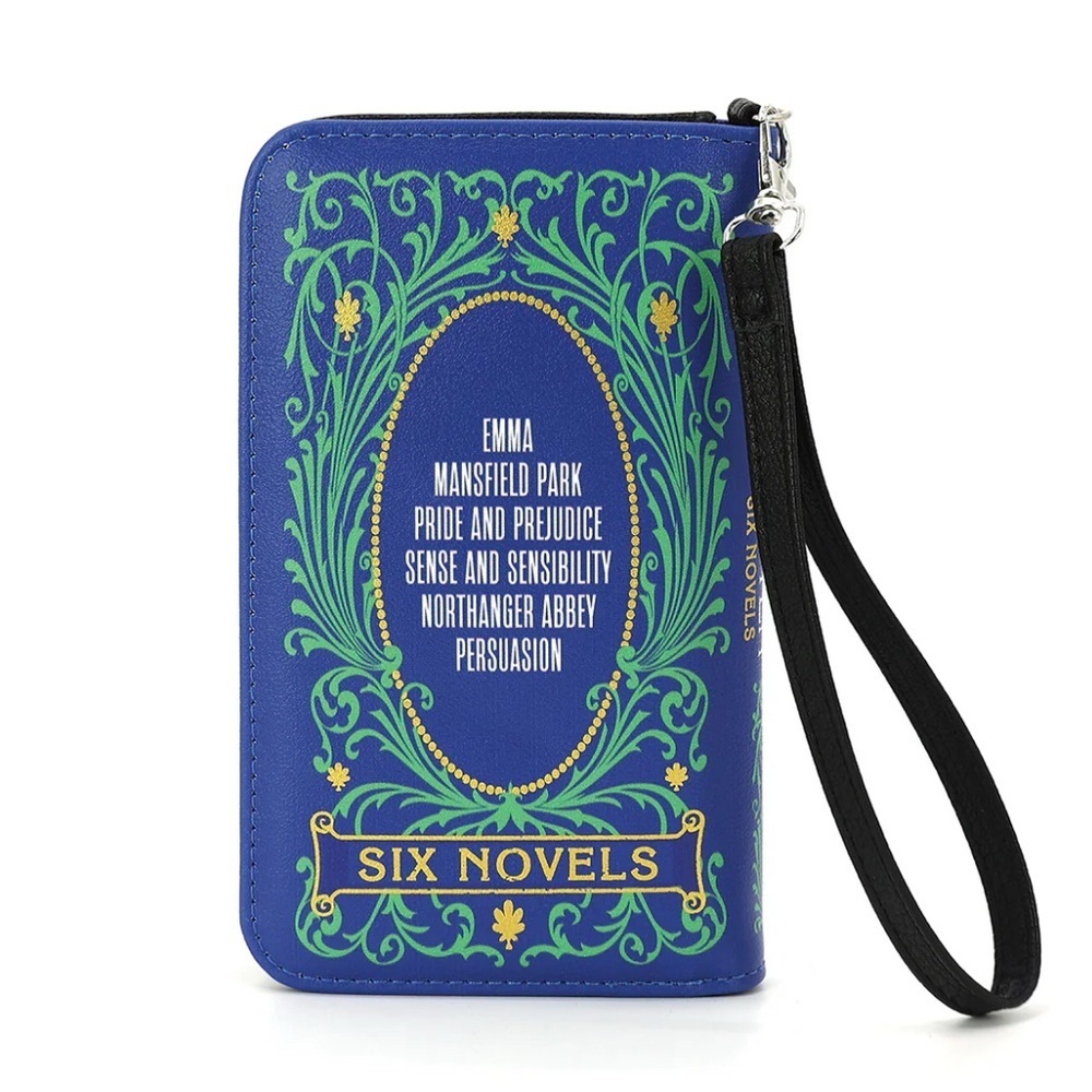 Jane Austen Novels Book Wallet/Wristlet NWT​​ - Picture 3 of 4
